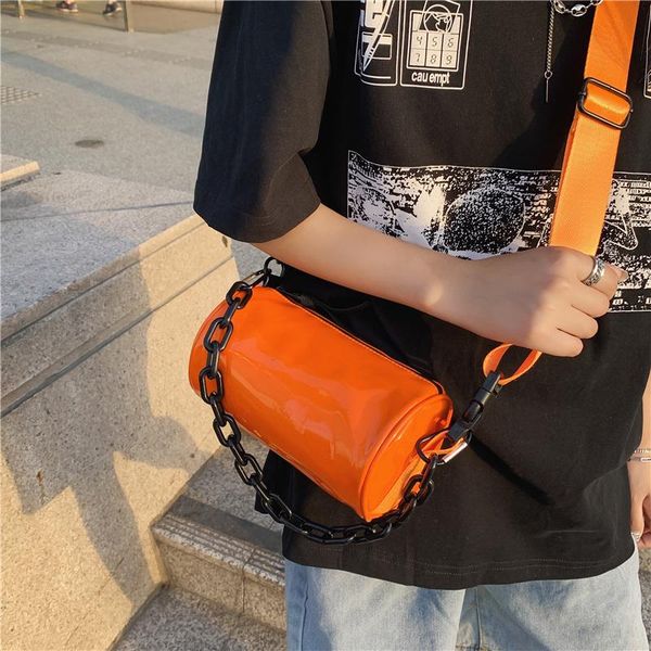 cross body japanese ins fashion brand patent leather glossy pu cylinder bag summer candy color couple solid casual shoulder
cross body japanese ins fashion brand patent leather glossy pu cylinder bag summer candy color couple solid casual shoulder