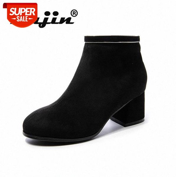 fujin genuine leather soft women ankle boots with square high heel suede warm plush winter boots shoes for women 2021 autumn #bw7q
fujin genuine leather soft women ankle boots with square high heel suede warm plush winter boots shoes for women 2021 autumn #bw7q