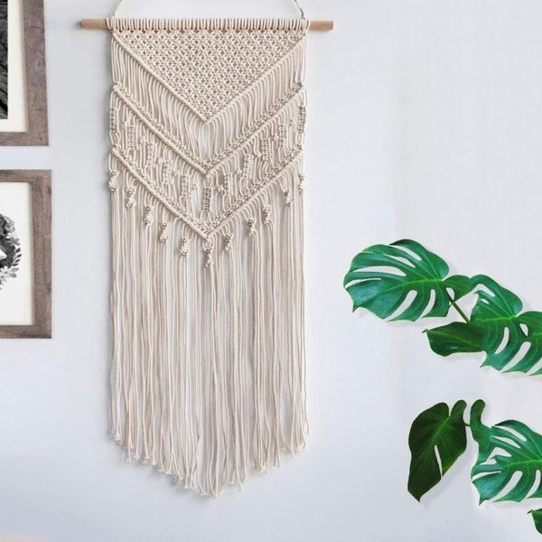 tapestries macrame wall hanging bohemian style handwoven cotton rope tapestry for home wedding bedroom decoration
tapestries macrame wall hanging bohemian style handwoven cotton rope tapestry for home wedding bedroom decoration