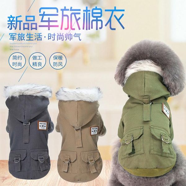 dog apparel pet casual thick cotton clothes, winter warm hooded military autumn and clothes
dog apparel pet casual thick cotton clothes, winter warm hooded military autumn and clothes