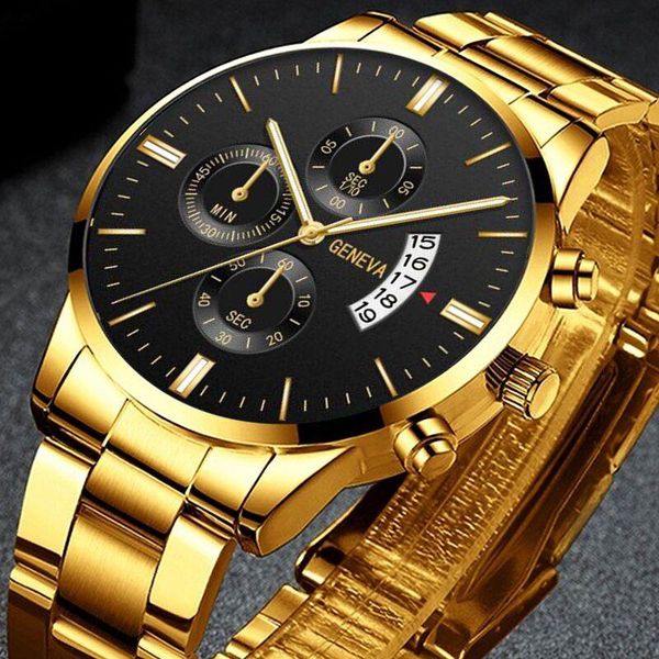 wristwatches mens watches luxury brand geneva fashion casual watch calendar military sport quartz relogio masculino 2021, Slivery;brown
wristwatches mens watches luxury brand geneva fashion casual watch calendar military sport quartz relogio masculino 2021, Slivery;brown