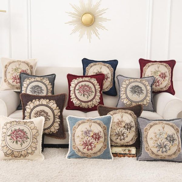 cushion/decorative pillow floral pattern embroidery cushion covers bead string jacquard pillowcase for car living office bedroom home decora
cushion/decorative pillow floral pattern embroidery cushion covers bead string jacquard pillowcase for car living office bedroom home decora