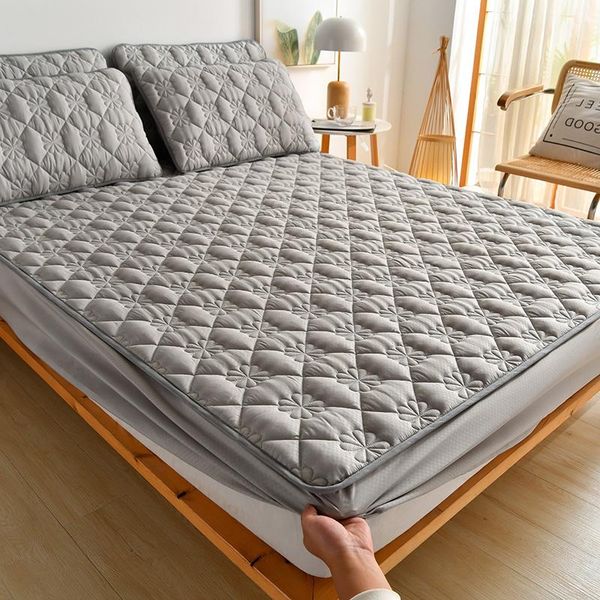 sheets & sets quilted bed cover washable embossed mattress breathable solid color sheet queen bedding anti-bacteria pad
sheets & sets quilted bed cover washable embossed mattress breathable solid color sheet queen bedding anti-bacteria pad