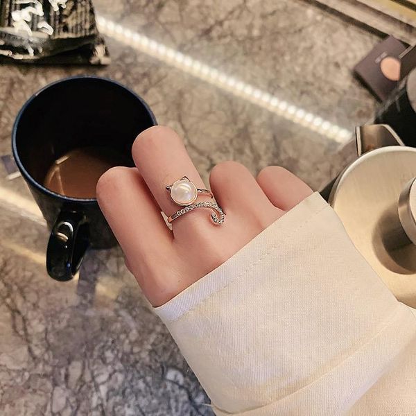 wedding rings cute female small cat ring luxury pearl gold color engagement trendy bride white crystal for women, Slivery;golden
wedding rings cute female small cat ring luxury pearl gold color engagement trendy bride white crystal for women, Slivery;golden