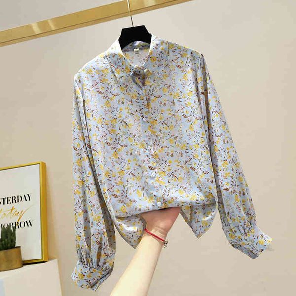 shirt up thin mujer camisas lantern painting chiffon long sleeve women, White
shirt up thin mujer camisas lantern painting chiffon long sleeve women, White