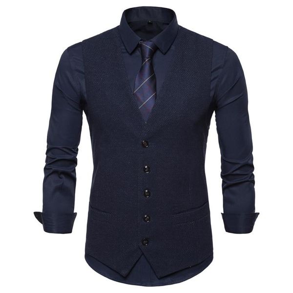 men's vests casual v-neck solid color smart suit vest men formal dress sleeveless wedding waistcoat, Black;white
men's vests casual v-neck solid color smart suit vest men formal dress sleeveless wedding waistcoat, Black;white
