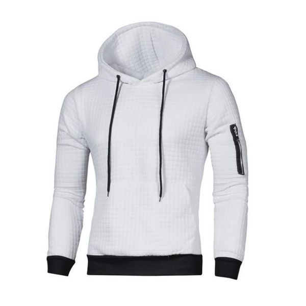 men's hoodies & sweatshirts stylish men hoodie with pocket zipper design solid color jacquard warm long sleeve pullover sports sweatshi, Black
men's hoodies & sweatshirts stylish men hoodie with pocket zipper design solid color jacquard warm long sleeve pullover sports sweatshi, Black