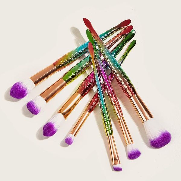 makeup brushes saiantth 7pcs/set mermaid gradient colorful eyeshadow powder professional beauty cosmetic tool long man-made fibe
makeup brushes saiantth 7pcs/set mermaid gradient colorful eyeshadow powder professional beauty cosmetic tool long man-made fibe