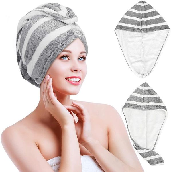 shower caps 2 pack hair towel wrap microfiber anti frizz absorbent & soft turban quick dry drying towels bath cap
shower caps 2 pack hair towel wrap microfiber anti frizz absorbent & soft turban quick dry drying towels bath cap