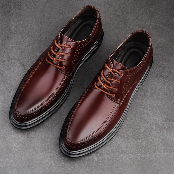 dress shoes mens casual leather men zapatos informales de hombre shoe man causal casuales para cuero sapato, Black
dress shoes mens casual leather men zapatos informales de hombre shoe man causal casuales para cuero sapato, Black