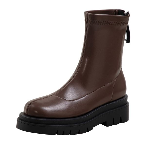 winter short boots women designer round toe low heels shoes soft natural genuine leather party wedding fashion luxury platform lady warorwar, Black
winter short boots women designer round toe low heels shoes soft natural genuine leather party wedding fashion luxury platform lady warorwar, Black