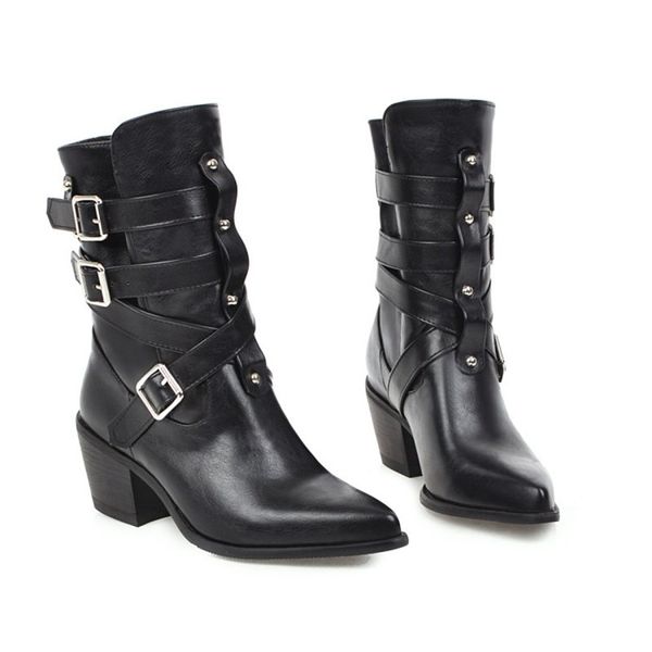 winter buckle ankle boots high heels pointed toe cowboy boots women street shoes brown black female western riding boots 210507
winter buckle ankle boots high heels pointed toe cowboy boots women street shoes brown black female western riding boots 210507