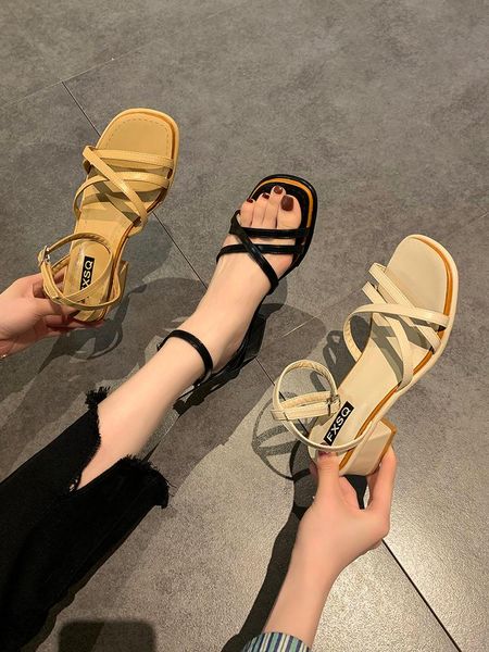 high heel sandal for women shoes lady 2021 buckle strap suit female beige all-match med high-heeled fashion black summer gir sandals
high heel sandal for women shoes lady 2021 buckle strap suit female beige all-match med high-heeled fashion black summer gir sandals
