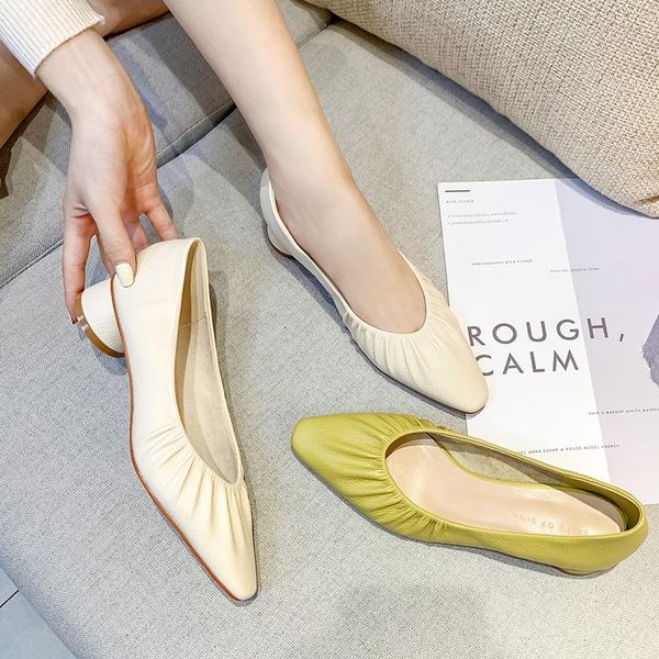 dress shoes korea pleated women high heels brand designer quality elegant casual solid slip on soft square heel woman pumps, Black
dress shoes korea pleated women high heels brand designer quality elegant casual solid slip on soft square heel woman pumps, Black