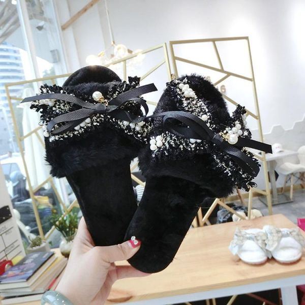 winter shoes women for 2021 warm sandal house ladies fur fluffy sandalias flip flops indoor cotton slippers boots, Black
winter shoes women for 2021 warm sandal house ladies fur fluffy sandalias flip flops indoor cotton slippers boots, Black