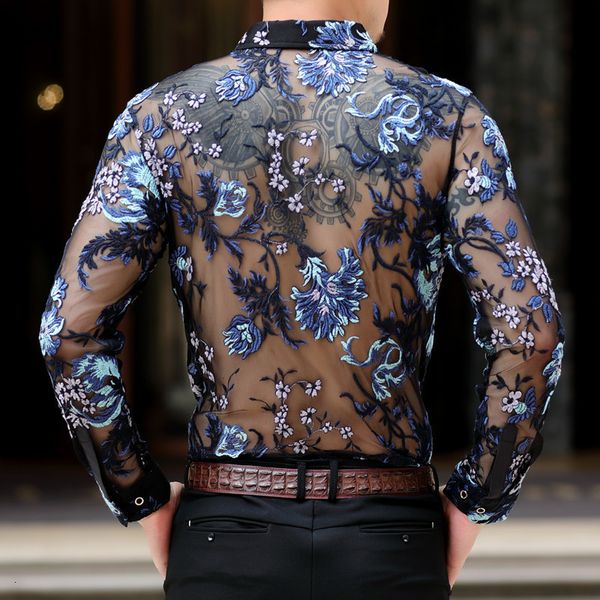 embroidery rent club luxury transparent long sleeve hommessee through the men's shirt 4xl, White;black
embroidery rent club luxury transparent long sleeve hommessee through the men's shirt 4xl, White;black