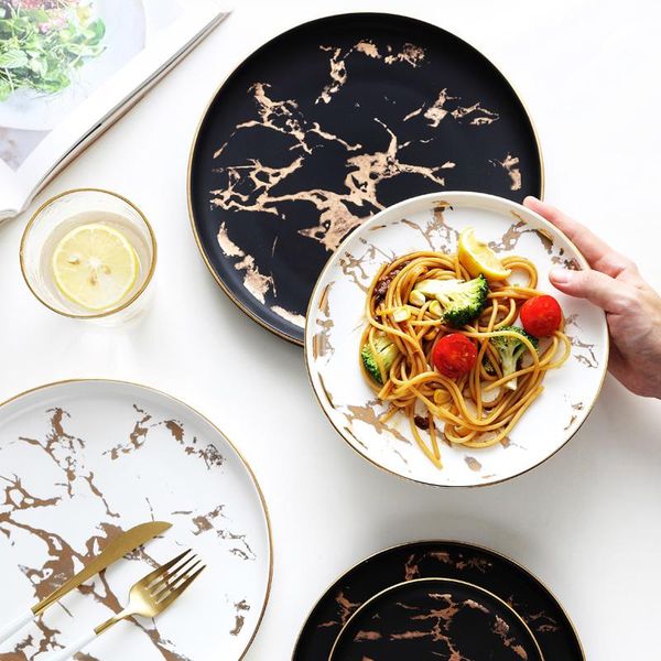 dishes & plates nordic dinner ins gold inlay dish marble steak home ceramic tray dinnerware sets drop
dishes & plates nordic dinner ins gold inlay dish marble steak home ceramic tray dinnerware sets drop