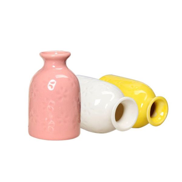 vases 3pcs pattern ceramic vase creative home office decoration deskflowers simple crafts bottle (yellow; p
vases 3pcs pattern ceramic vase creative home office decoration deskflowers simple crafts bottle (yellow; p