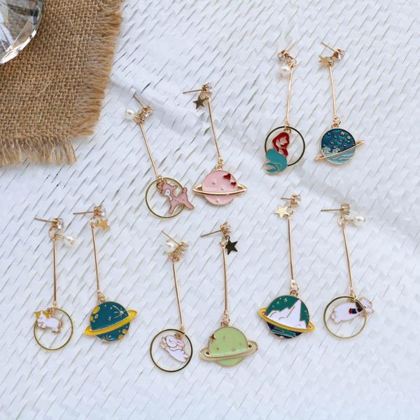 dangle & chandelier sweet fairy mermaid astronaut crystal drop earrings for women cute cartoon animal bear iceberg ocean pendant jewelry, Silver
dangle & chandelier sweet fairy mermaid astronaut crystal drop earrings for women cute cartoon animal bear iceberg ocean pendant jewelry, Silver