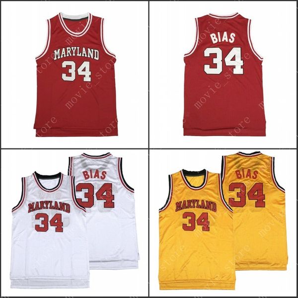 men's len bias 34 maryland terrapins movie basketball jersey stitched, Black;red
men's len bias 34 maryland terrapins movie basketball jersey stitched, Black;red