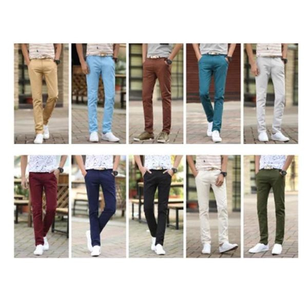 fashion casual men solid color pockets cotton long pants plus size straight trousers men's, Black
fashion casual men solid color pockets cotton long pants plus size straight trousers men's, Black