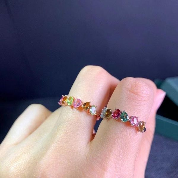 cluster rings fashion female set 925 sterling silver natural tourmaline ring girl wedding anniversary party romantic gift, Golden;silver
cluster rings fashion female set 925 sterling silver natural tourmaline ring girl wedding anniversary party romantic gift, Golden;silver