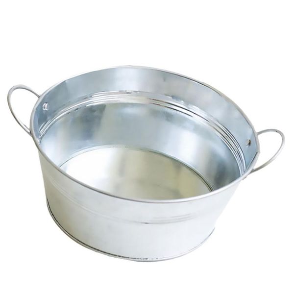 waste bins 1pc nordic iron bucket for gardening antique pot plant pail vintage style home double handle pail(silver)
waste bins 1pc nordic iron bucket for gardening antique pot plant pail vintage style home double handle pail(silver)