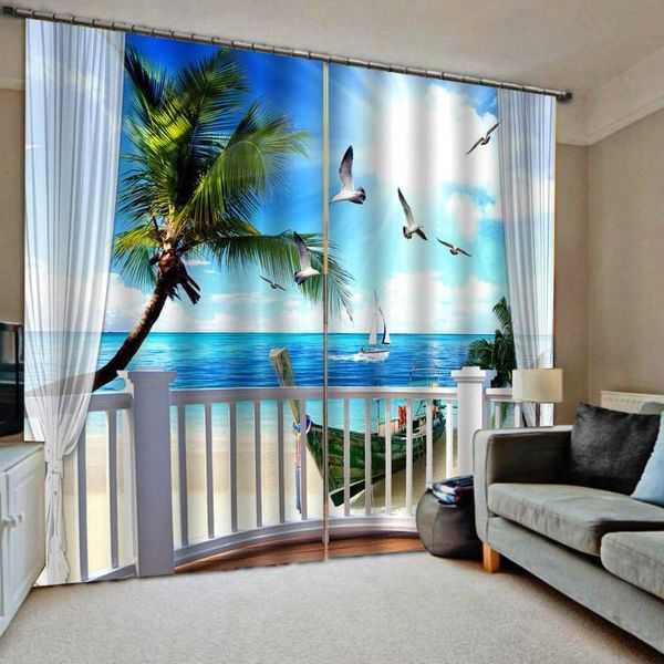 curtain & drapes customized 3d curtains window balcony thickened windshield blackout blue beach
curtain & drapes customized 3d curtains window balcony thickened windshield blackout blue beach