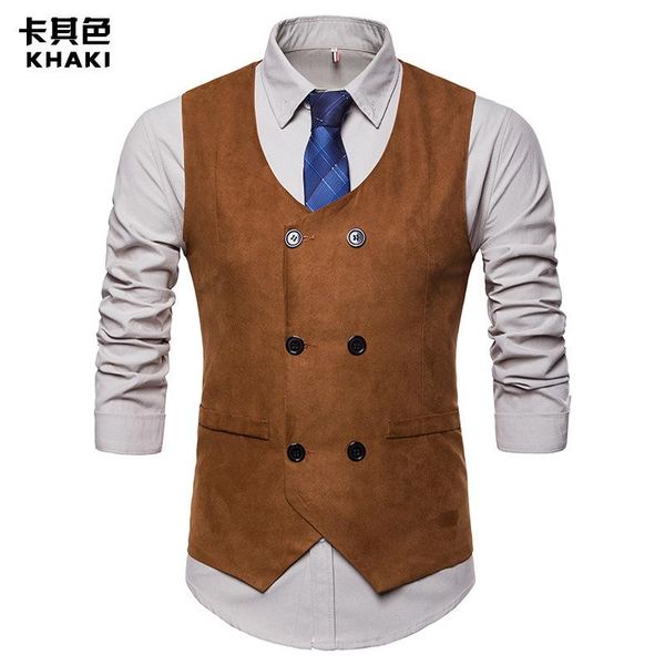 men's vests mens vest suit formal blazer double breasted v-neck solid color party dress male s-xxl waistcoat ropa de hombre, Black;white
men's vests mens vest suit formal blazer double breasted v-neck solid color party dress male s-xxl waistcoat ropa de hombre, Black;white
