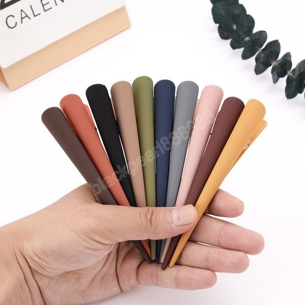 12.5cm frosted large hair clips simple resin hairpins women girls solid color barrettes hair accessories hair styling tool hairdressing, Golden;silver
12.5cm frosted large hair clips simple resin hairpins women girls solid color barrettes hair accessories hair styling tool hairdressing, Golden;silver