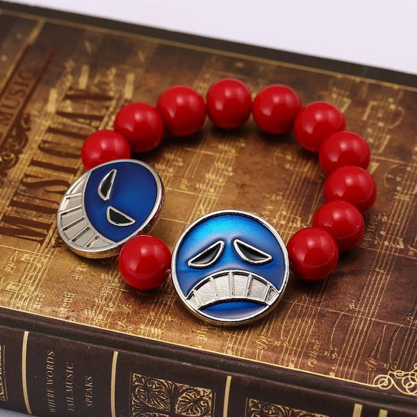 charm bracelets 2021 anime red bead bracelet one piece luffy necklace white beard fire fist ace accessories jewelry, Golden;silver
charm bracelets 2021 anime red bead bracelet one piece luffy necklace white beard fire fist ace accessories jewelry, Golden;silver