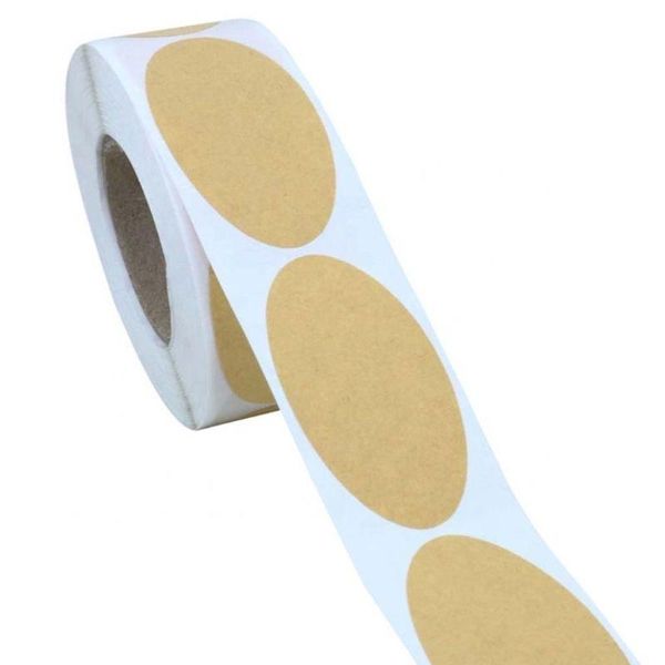 gift wrap 100pcs/roll oval diy blank kraft paper labels handmade baking stickers adhesive seal christmas tags decoration
gift wrap 100pcs/roll oval diy blank kraft paper labels handmade baking stickers adhesive seal christmas tags decoration