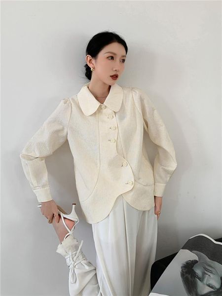women's blouses & shirts vanovich fashion shirt spring and autumn 2022 ladies long-sleeved solid color wild cotton women clothing, White
women's blouses & shirts vanovich fashion shirt spring and autumn 2022 ladies long-sleeved solid color wild cotton women clothing, White