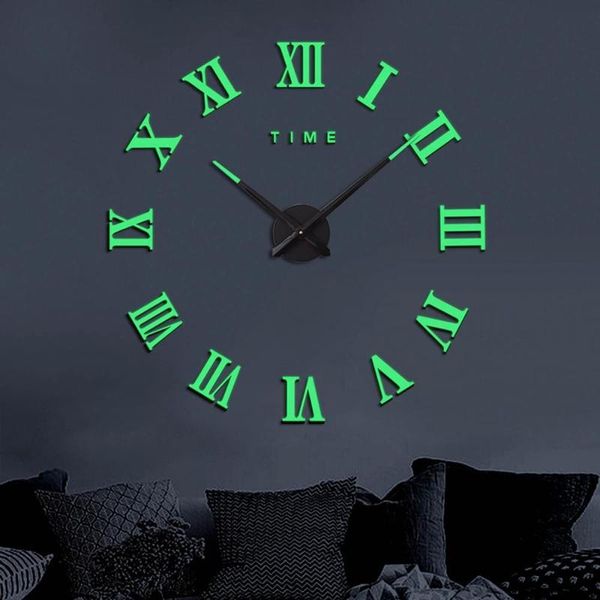 wall clocks acrylic frameless clock diy luminous sticker modern mirrors stickers decorative 3d roman number home decor
wall clocks acrylic frameless clock diy luminous sticker modern mirrors stickers decorative 3d roman number home decor
