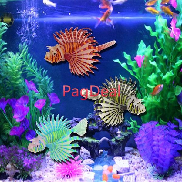 decorations aquarium decoration artificial luminous silicone glowing lionfish fish tank swim jellyfish ornament
decorations aquarium decoration artificial luminous silicone glowing lionfish fish tank swim jellyfish ornament