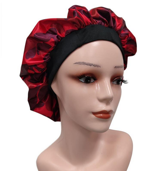 dhl 16 colors designer women sleeping cap bonnets nightcap bathroom accessories double-deck satin wide-brimmed shower makeup
dhl 16 colors designer women sleeping cap bonnets nightcap bathroom accessories double-deck satin wide-brimmed shower makeup