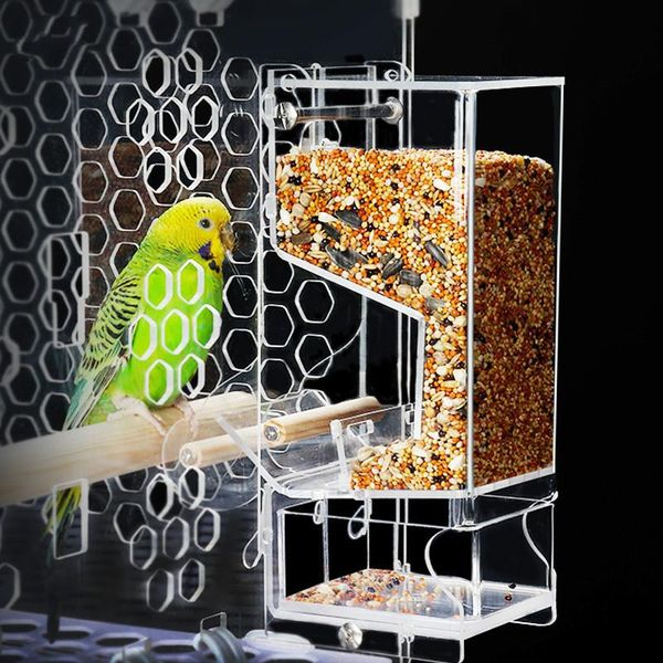 anti-spatter container bird feeder pet cage transparent parrot feeding box birds supplies wy70702 cages
anti-spatter container bird feeder pet cage transparent parrot feeding box birds supplies wy70702 cages