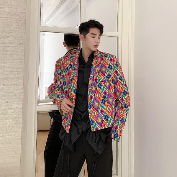 men's suits & blazers 2021 spring and autumn youth original niche design color matching short suit fashion casual wild red m-xl, White;black
men's suits & blazers 2021 spring and autumn youth original niche design color matching short suit fashion casual wild red m-xl, White;black