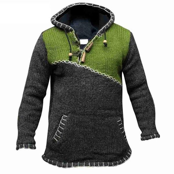 men's sweaters for vintage knitted hooded sweater men winter warm thick long sleeve pullover jumper spring harajuku patchwork hoodie, White;black
men's sweaters for vintage knitted hooded sweater men winter warm thick long sleeve pullover jumper spring harajuku patchwork hoodie, White;black