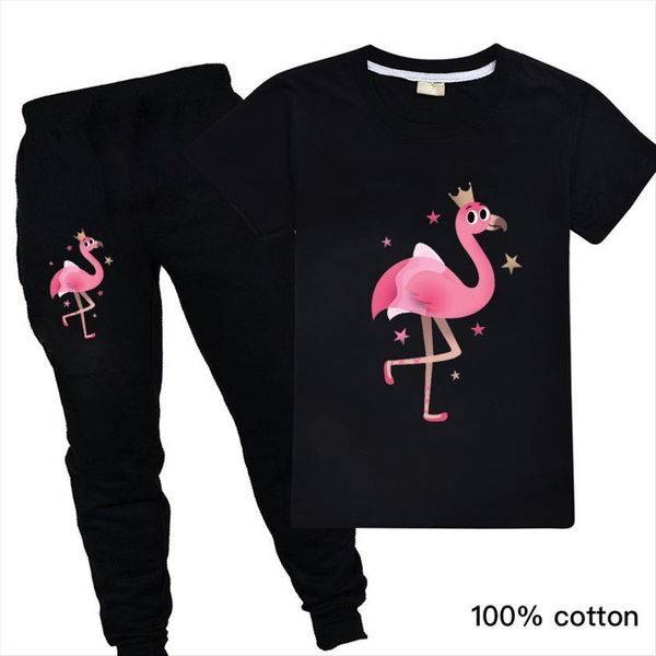 harajuku kids clothing flamingo print girl t shirt and black pants boys 3 to 14 years cute casual girls boutique, White
harajuku kids clothing flamingo print girl t shirt and black pants boys 3 to 14 years cute casual girls boutique, White