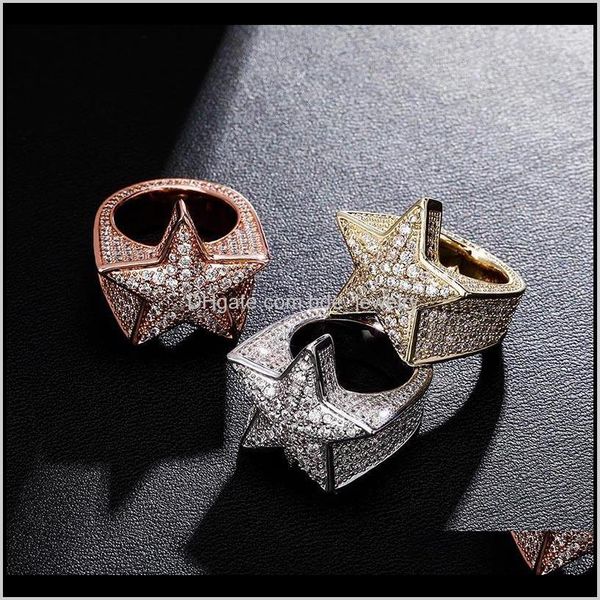 band rings jewelrytrend brass iced out five point star hip hop for men fashion jewelry sier plated micro paved cz ring drop delivery 2021 xb, Silver
band rings jewelrytrend brass iced out five point star hip hop for men fashion jewelry sier plated micro paved cz ring drop delivery 2021 xb, Silver