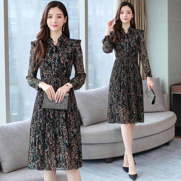 casual dresses chiffon floral gauze stitching women's cotton linen big swing wide high waist lotus leaf collar vestidos female z623, Black;gray
casual dresses chiffon floral gauze stitching women's cotton linen big swing wide high waist lotus leaf collar vestidos female z623, Black;gray