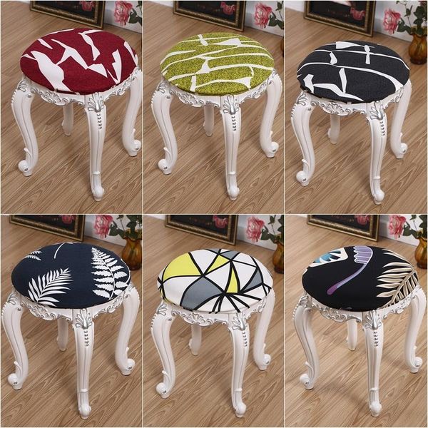 chair covers 1pc round dressing table stool small make up seat slipcover for bedroom living room elastic european style
chair covers 1pc round dressing table stool small make up seat slipcover for bedroom living room elastic european style