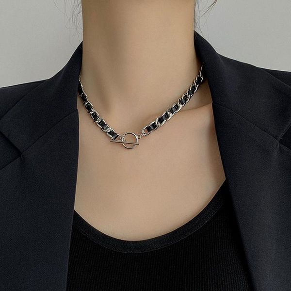 chains trendy fine cortical weaving chain necklace for women accessories korean fashion original design punk jewelry party girl gift, Silver
chains trendy fine cortical weaving chain necklace for women accessories korean fashion original design punk jewelry party girl gift, Silver