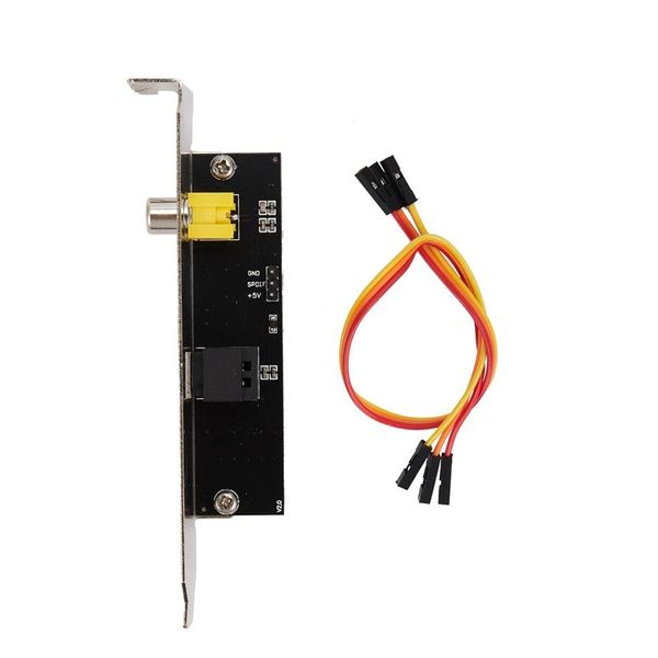 sound cards 24bit192khz spdif daughter card optical fiber coaxial digital baffle dac dts decoder for general motherboard
sound cards 24bit192khz spdif daughter card optical fiber coaxial digital baffle dac dts decoder for general motherboard