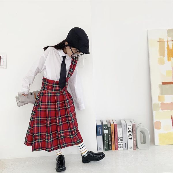 skirts longqibao children's clothing net red girl skirt spring medium and large children pleated lattice strap a-line, Blue
skirts longqibao children's clothing net red girl skirt spring medium and large children pleated lattice strap a-line, Blue