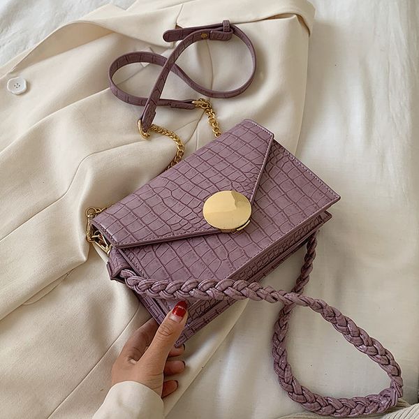 braided strap women crossbody bags design pu leather female shoulder bags luxury ladies chain flap bags lady handbag two straps
braided strap women crossbody bags design pu leather female shoulder bags luxury ladies chain flap bags lady handbag two straps