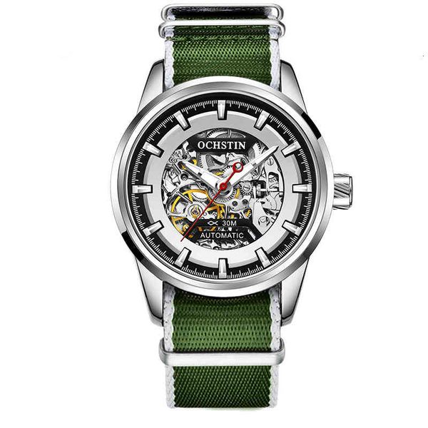new fashion watch green nylon band luxury brand clock men automatic hollow out mechanical wristwatches relogios masculinos, Slivery;brown
new fashion watch green nylon band luxury brand clock men automatic hollow out mechanical wristwatches relogios masculinos, Slivery;brown
