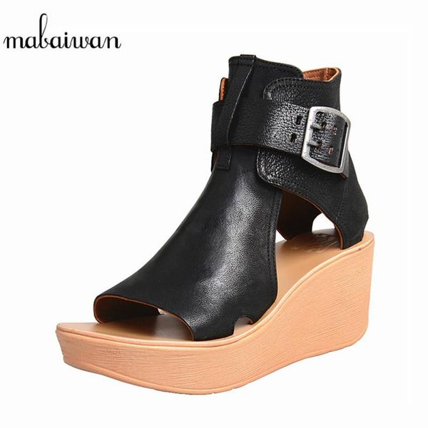 dress shoes mabaiwan 2021 casual women sandals platform genuine leather gladiator high heel wedges woman summer hollow sports slippers, Black
dress shoes mabaiwan 2021 casual women sandals platform genuine leather gladiator high heel wedges woman summer hollow sports slippers, Black