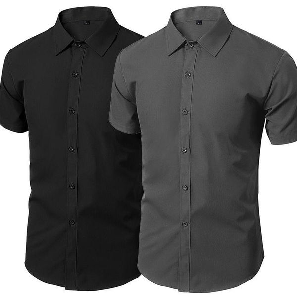 white hawaiian shirt men's short sleeve korean fashion cool dark gray professional business dress slim black camisa streetwear casual s, White;black
white hawaiian shirt men's short sleeve korean fashion cool dark gray professional business dress slim black camisa streetwear casual s, White;black